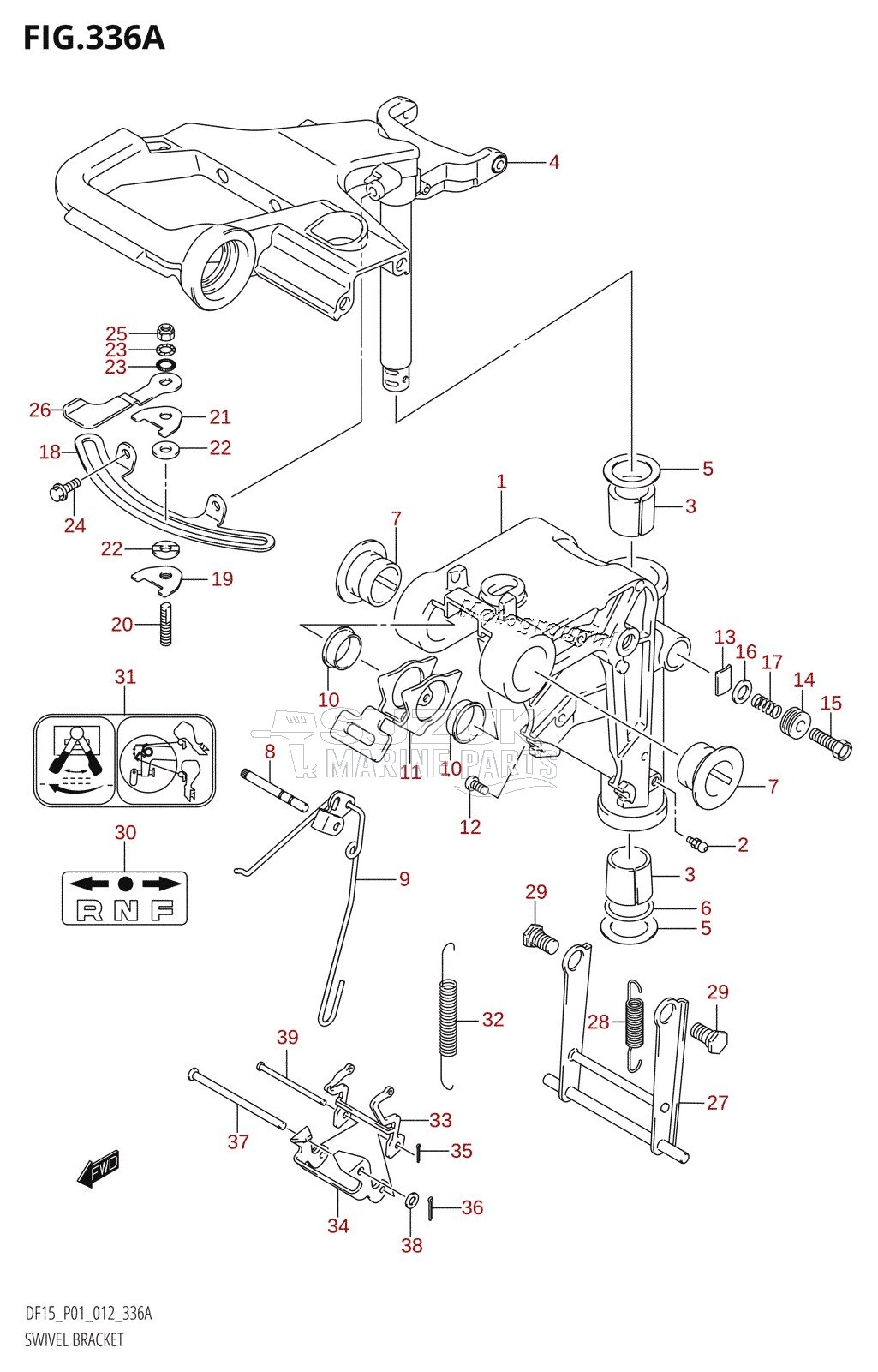 SWIVEL BRACKET (DF15:P01)