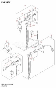 DF30A From 03003F-710001 (P01 P40)  2017 drawing OPT:SWITCH (DF30AR:P01)