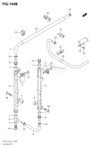 DF250 From 25003F-310001 (E03)  2013 drawing FUEL INJECTOR (DF200Z:E03)