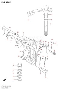 DF100A From 10003F-310001 (E01 E40)  2013 drawing SWIVEL BRACKET (DF115AZ:E01)