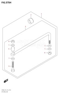 05003F-510001 (2005) 50hp E01-Gen. Export 1 (DF50A  DF50ATH) DF50A drawing OPT:DRAG LINK (DF50AVTH:E01)