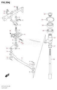 DF175Z From 17502Z-410001 (E01 E40)  2014 drawing CLUTCH SHAFT (DF175T:E01)