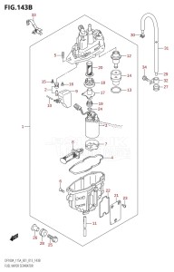 DF115AZ From 11503Z-310001 (E01 E40)  2013 drawing FUEL VAPOR SEPARATOR (DF100AT:E40)