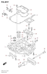 DF80A From 08002F-510001 (E01 E40)  2015 drawing ENGINE HOLDER (DF80A:E40)