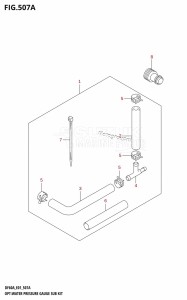 DF60A From 06002F-010001 (E01 E40)  2010 drawing OPT:WATER PRESSURE GAUGE SUB KIT