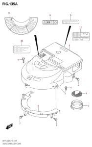 DF175Z From 17502Z-510001 (E03)  2015 drawing SILENCER /​ RING GEAR COVER (DF150T:E03)