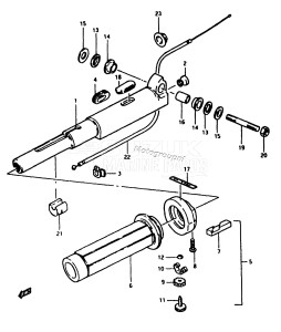 DT2 From C-10001 ()  1982 drawing HANDLE