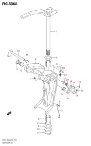 DF250 From 25003F-310001 (E03)  2013 drawing SWIVEL BRACKET (DF200T:E03:X-TRANSOM)