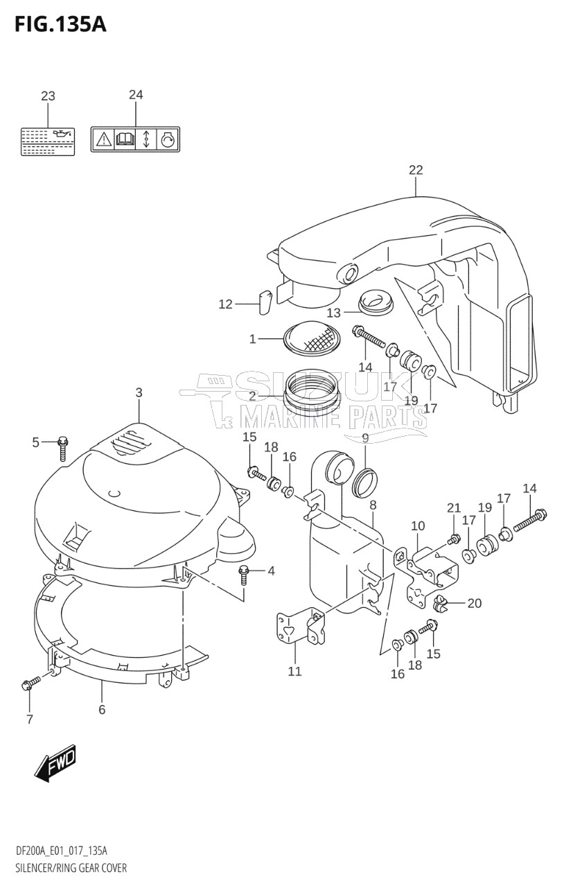 SILENCER / RING GEAR COVER