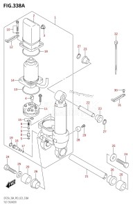 DF25A From 02504F-040001 (P03)  2020 drawing TILT CYLINDER (DF25AT,DF25ATH,DF30AT,DF30ATH)