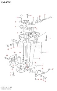 DT15 From 01503K-210001 (P36-)  2012 drawing DRIVE SHAFT HOUSING (DT15:P37)