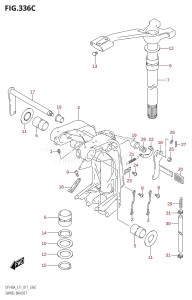 DF140A From 14003F-710001 (E11 E40)  2017 drawing SWIVEL BRACKET (DF115AT:E40)