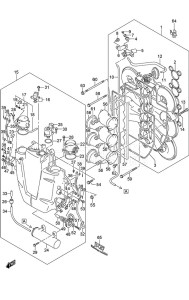 DF 225 drawing Throttle Body