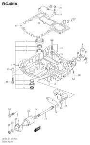 11503F-910001 (2019) 115hp E11 E40-Gen. Export 1-and 2 (DF115AT) DF115A drawing ENGINE HOLDER (DF100AT,DF115AST)