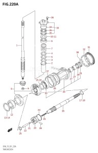 DF70 From 07001F-780001 (E01 E40)  2007 drawing TRANSMISSION (W,X,Y)