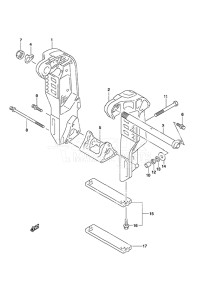 Outboard DF 90A drawing Clamp Bracket