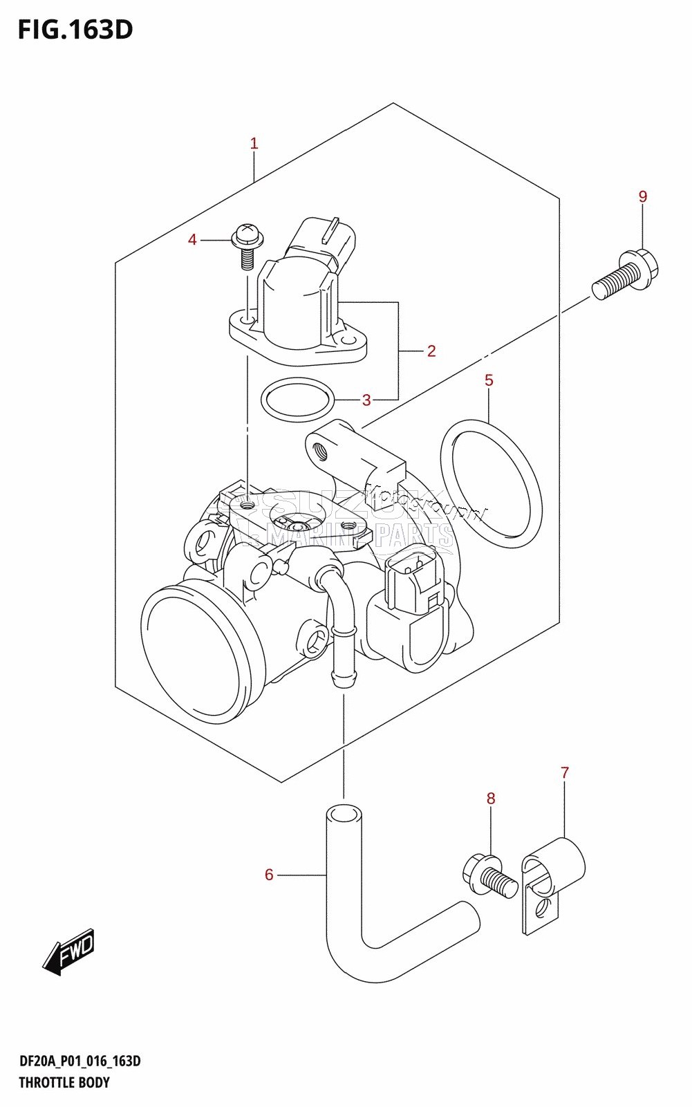 THROTTLE BODY (DF15A:P01)