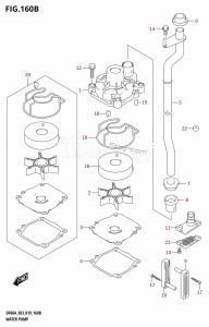 DF50A From 05003F-910001 (E03)  2019 drawing WATER PUMP (DF50AVT,DF60AVT)