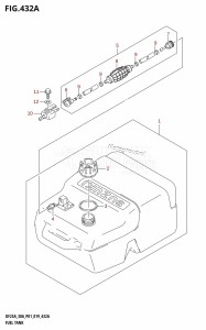 DF30A From 03003F-910001 (P01 P40)  2019 drawing FUEL TANK