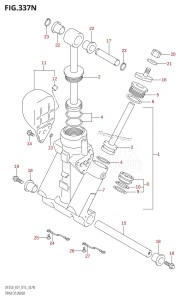 DF250Z From 25003Z-510001 (E01 E40)  2015 drawing TRIM CYLINDER (DF200T:E01:L-TRANSOM)