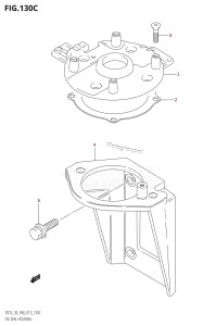 DT25 From 02503K-310001 (P36-)  2013 drawing OIL SEAL HOUSING (DT30R:P40)