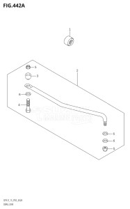 00993F-010001 (2010) 9.9hp P03-U.S.A (DF9.9THK10  DF9.9TK10) DF9.9 drawing DRAG LINK (DF9.9R)