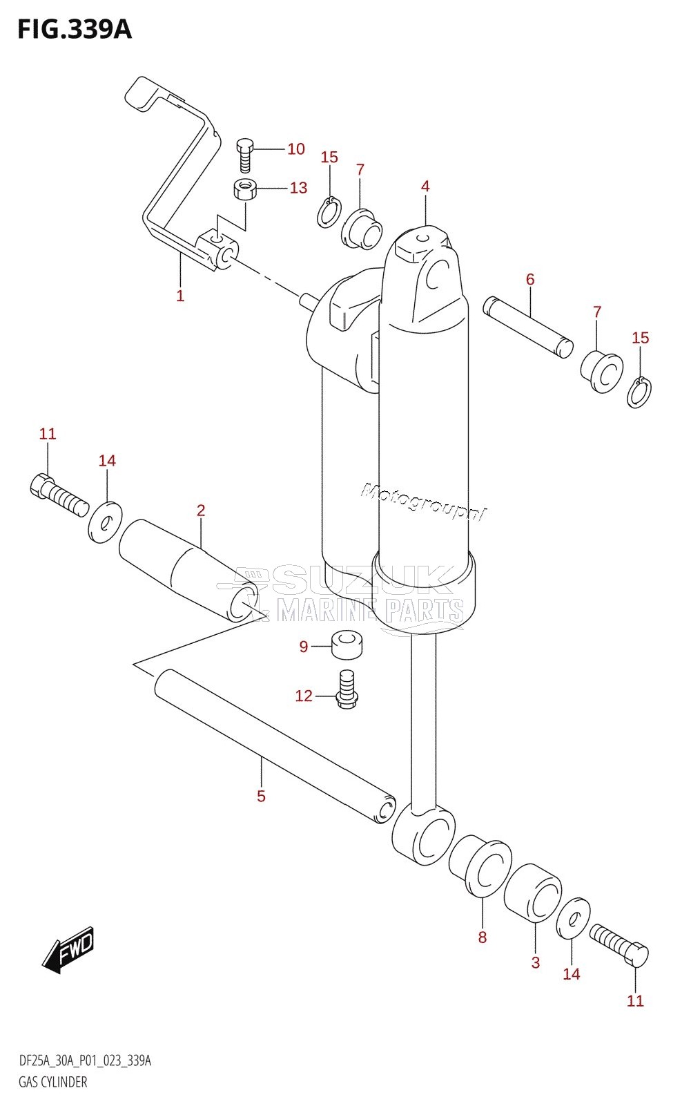 GAS CYLINDER (DF30AQ)