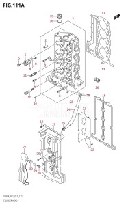 DF80A From 08002F-210001 (E01 E40)  2012 drawing CYLINDER HEAD