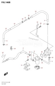 DF175TG From 17502F-610001 (E01 E40)  2016 drawing FUEL PUMP (DF150T:E40)