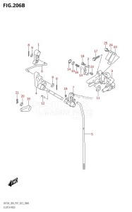 DF30A From 03003F-040001 (P01 P40)  2020 drawing CLUTCH ROD (DF25AR,DF25AT,DF30AR,DF30AT)