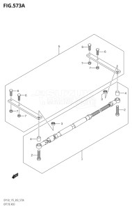 15002Z-110001 (2011) 150hp E03-USA (DF150Z) DF150Z drawing OPT:TIE ROD