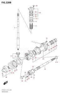 DF115A From 11503F-910001 (E11 E40)  2019 drawing TRANSMISSION (DF115AT,DF140AT)