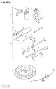 DT9.9 From 00992K-010001 (E13 E36)  2010 drawing OPT:STARTING MOTOR