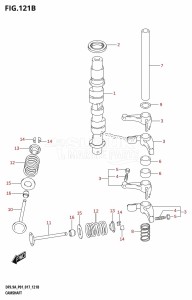 DF8A From 00801F-710001 (P01)  2017 drawing CAMSHAFT (DF8AR:P01)