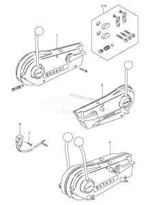 DT8 From 0801-151001 ()  2001 drawing OPTIONAL : REMOTE CONTROL (1)