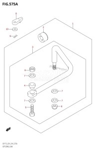 DF150Z From 15002Z-410001 (E01 E40)  2014 drawing OPT:DRAG LINK