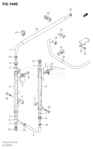 DF225T From 22503F-410001 (E01 E40)  2014 drawing FUEL INJECTOR (DF225Z:E01)