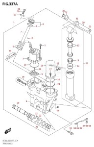 DF300A From 30002P-710001 (E03)  2017 drawing TRIM CYLINDER (DF300A:E03:(X-TRANSOM,XX-TRANSOM))