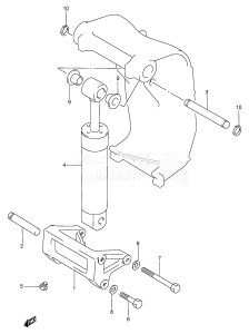 DT115 From 11502-709019 ()  1987 drawing GAS CYLINDER (DT115Q:E38)