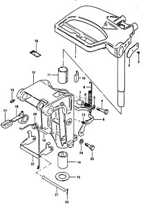 DT40 From 4002-503456 ()  1985 drawing SWIVEL BRACKET