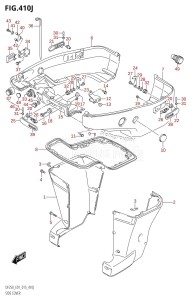 DF200Z From 20002Z-510001 (E01 E40)  2015 drawing SIDE COVER (DF250T:E01:(X-TRANSOM,XX-TRANSOM))