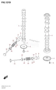 DF70A From 07003F-510001 (E03)  2015 drawing CAMSHAFT (DF70ATH:E40)