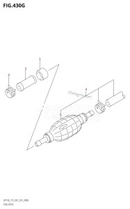 DF150Z From 15002Z-210001 (E01 E40)  2012 drawing FUEL HOSE (DF175Z:E01)