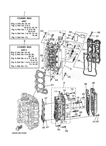 FL225A drawing CYLINDER--CRANKCASE-2