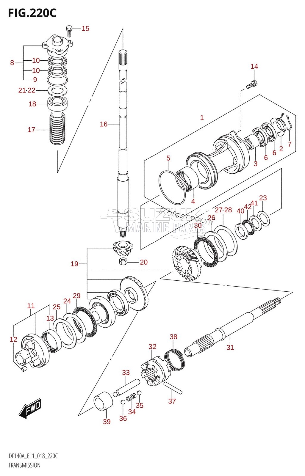 TRANSMISSION (DF115AZ,DF140AZ)