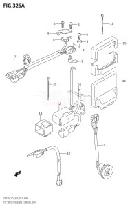 DF150Z From 15002Z-310001 (E03)  2013 drawing PTT SWITCH /​ ENGINE CONTROL UNIT