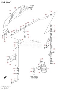 DF175T From 17502F-410001 (E01 E40)  2014 drawing FUEL INJECTOR (DF150TG:E01)