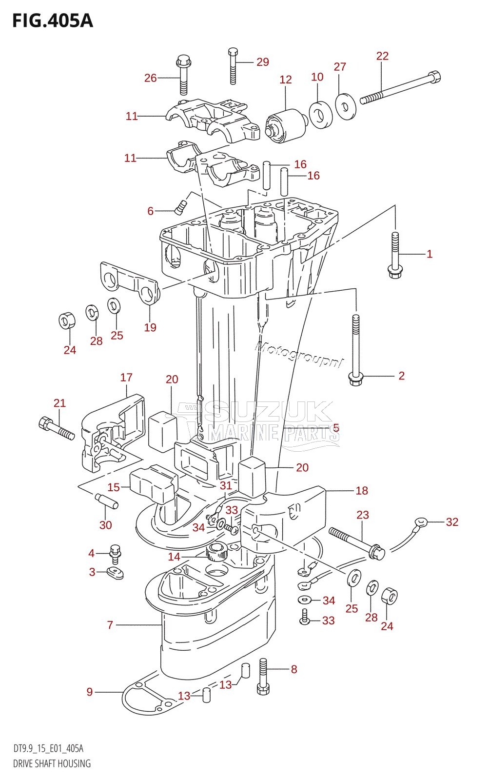 DRIVE SHAFT HOUSING