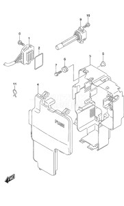 Outboard DF 225 drawing Rectifier/Ignition Coil