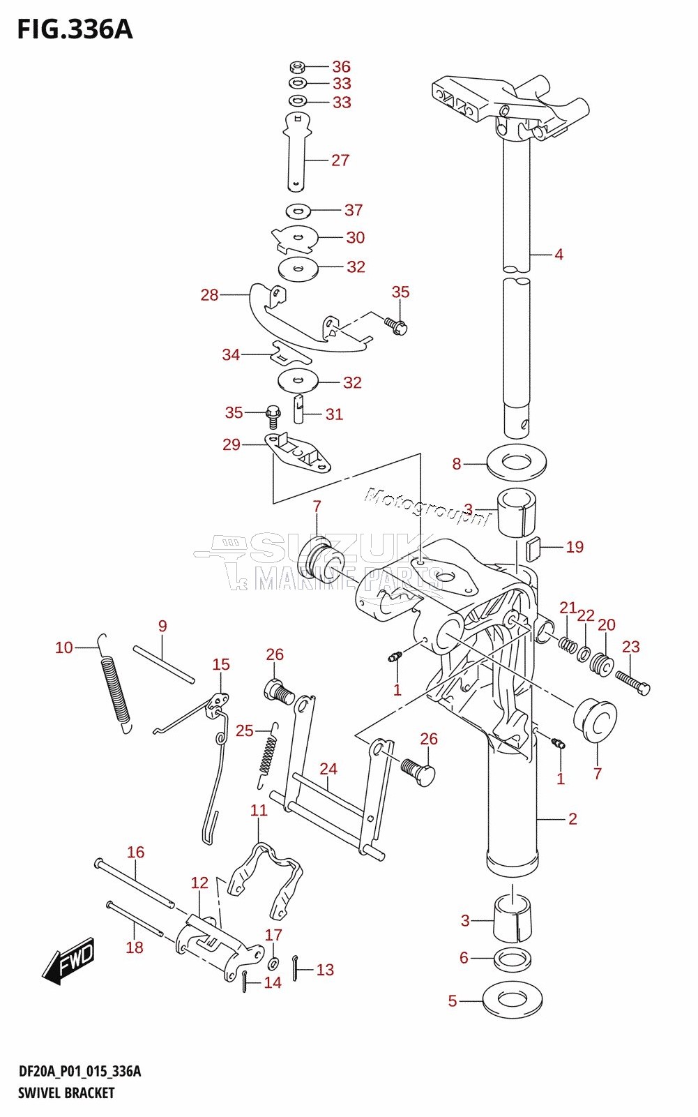 SWIVEL BRACKET (DF9.9B:P01)